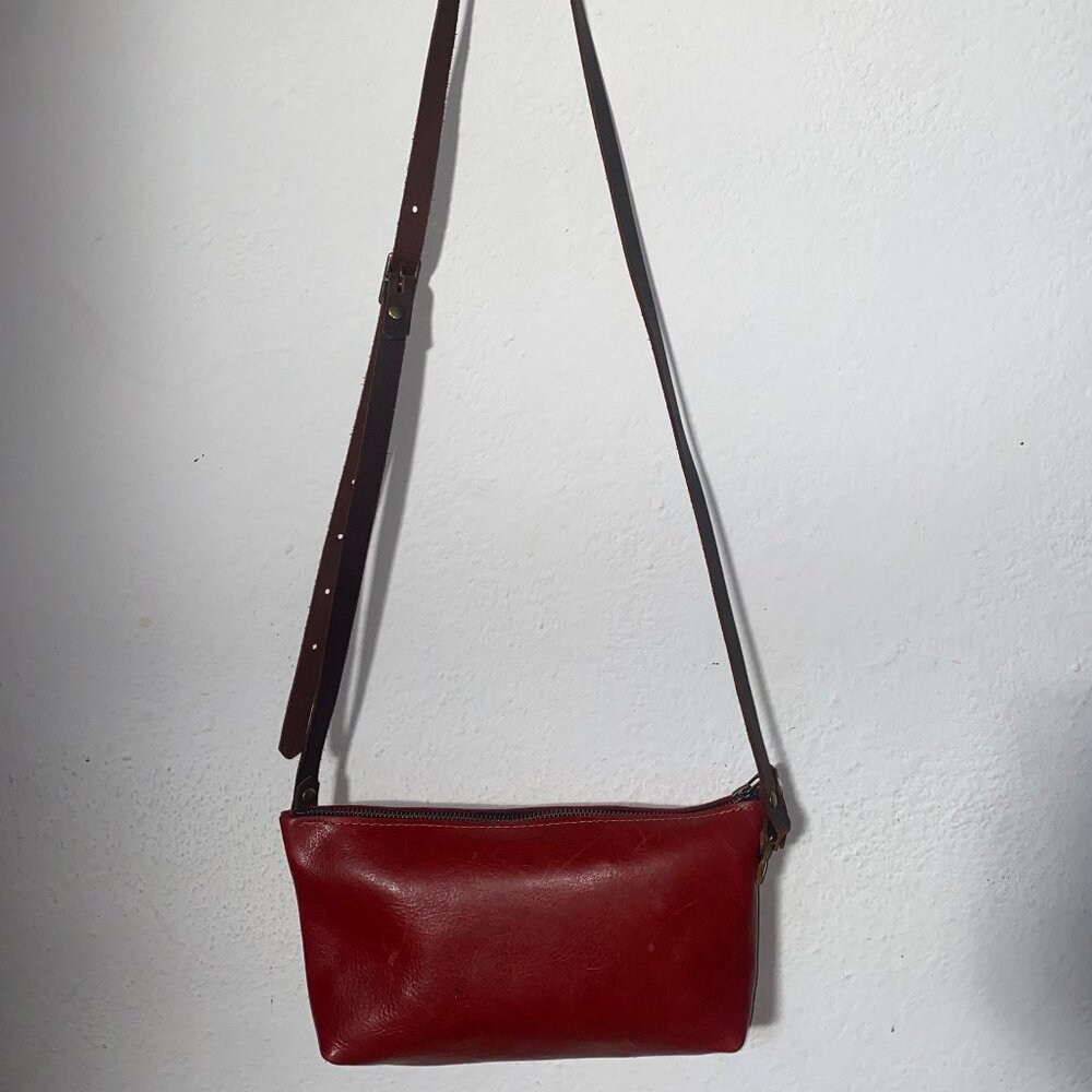 IN BLUE Mini Leather Zip Bag | Special Edition Color